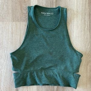 Outdoor Voices Small Cut Out Crop Top Sports Bra